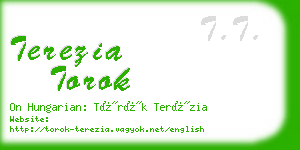 terezia torok business card